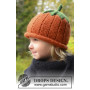 Sweet Pumpkin by DROPS Design - Breipatroon pompoen muts - maat 0/6 maanden - 7/8 jaar