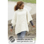 Comfort Chronicles by DROPS Design - Poncho breipatroon One-size