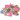 Infinity Hearts Knopen Hout Vis Ass. kleuren 36x24mm - 18 stuks