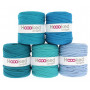 Hoooked Zpagetti Textielgaren Unicolor 21 Turkoois/Zeeblauwe Tint - 1 stk