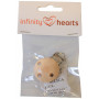 Infinity Hearts Seleclips Hout Naturel - 1 st.