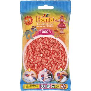 Hama Midi Strijkkralen 207-44 Pastelrood - 1000 stk