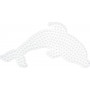 Hama Midi Beadboard Dolfijn Wit 15,5x7,5cm - 1 stuks