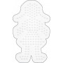 Hama Midi Kralenbord Meisje Wit 12,5x7,5cm - 1 stuks