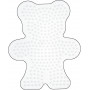 Hama Midi Beadboard Teddybeer Wit 13x10,5cm - 1 stuks
