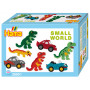 Hama Midi Set 3502 Small World Dinosaurussen en Auto's