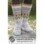 Always Winter by DROPS Design - Breipatroon sokken met Scandinavisch patroon - maat 35/37 - 44/46