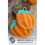 Roasted Pumpkin by DROPS Design - Breipatroon pannenlappen halloween