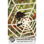Black Widow by DROPS Design - Haakpatroon spinnenweb met spin en vlieg