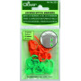 Clover Stitch Markers 20 stuks in groen en oranje