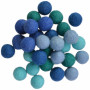 Viltballen 20mm Diverse Blauwtinten - 30 stk