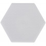 Hama Mini Beadboard 594 Hexagon White 8,8x9cm - 1 stuks