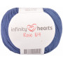 Infinity Hearts Rose 8/4 Garen Unicolor 114 marineblauw