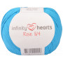 Infinity Hearts Rose 8/4 Garen Unicolour 125 Turquoise
