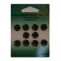 Drukknopen Zwart 11mm - 10 stk