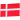 Strijklabel Vlag Denemarken 4x6cm - 1 stuk
