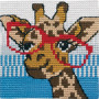Permin Kinderborduurset Getrokken op Stramaj Giraf 25x25cm