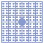 Pixelhobby Midi Pixelmatje 153 Lichtblauw 2x2mm - 144 pixels