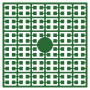 Pixelhobby Midi Pixelmatje 345 Donker Smaragdgroen 2x2mm - 144 pixels