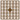 Pixelhobby Midi Pixelmatje 176 Bruin 2x2mm - 144 pixels