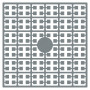Pixelhobby Midi Pixelmatje 120 Zilvergrijs 2x2mm - 144 Pixels