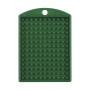 Pixelhobby Sleutelhanger/Medaillon Groen 3x4cm - 1 stk