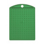 Pixelhobby Sleutelhanger/Medaillon Transparant Groen 3x4cm - 1 stk
