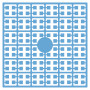 Pixelhobby Midi Pixelmatje 533 Licht Helder Turkooisblauw 2x2mm - 144 pixels