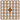 Pixelhobby Midi Pixelmatje 513 Donker Goudbruin 2x2mm - 144 pixels