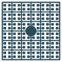 Pixelhobby Midi Pixelmatje 495 Extra Donker Turkooisblauw 2x2mm - 144 pixels