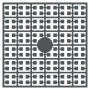 Pixelhobby Midi Pixelmatje 487 Zeer Donker Metaalgrijs 2x2mm - 144 pixels