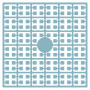 Pixelhobby Midi Pixelmatje 470 Hemelsblauw 2x2mm - 144 pixels
