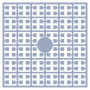 Pixelhobby Midi Pixelmatje 363 Licht Zachtblauw 2x2mm - 144 pixels
