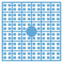 Pixelhobby Midi Pixelmatje 300 Turkooisblauw 2x2mm - 144 pixels