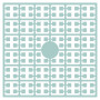 Pixelhobby Midi Pixelmatje 272 Zeer Licht Turkooisblauw 2x2mm - 144 pixels