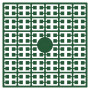 Pixelhobby Midi Pixelmatje 242 Kerstgroen 2x2mm - 144 pixels