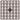 Pixelhobby Midi Pixelmatje 230 Extra Donker Huidskleur 2x2mm - 144 pixels