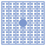Pixelhobby Midi Pixelmatje 216 Licht Turkooisblauw 2x2mm - 144 pixels