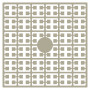 Pixelhobby Midi Pixelmatje 191 Donker Zacht Grijsgroen 2x2mm - 144 pixels