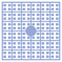 Pixelhobby Midi Pixelmatje 111 Licht Grijsblauw 2x2mm - 144 pixels