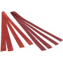 Ster Strips Glitter Rood &amp; Donkerrood 420x15mm - 8 stuks