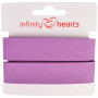 Infinity Hearts Biaisband Katoen 40/20mm 33 Paars - 5m