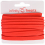 Infinity Hearts Paspelband Katoen 11mm 04 Rood - 5m