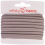 Infinity Hearts Paspelband Katoen 11mm 19 Grijs - 5m