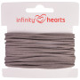 Infinity Hearts Koord Alcantara 2mm 03 Grijs - 5m