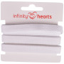 Infinity Hearts Plat Koord Katoen 10mm 01 Wit - 5m