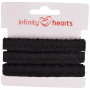 Infinity Hearts Kanten Lint Polyester 11mm 11 Zwart - 5m 