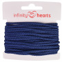 Infinity Hearts Anorakkoord Polyester 3mm 09 Marineblauw - 5m