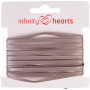 Infinity Hearts Satijn Lint Dubbelzijdig 3mm 017 Grijs - 5m