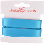 Infinity Hearts Satijn Lint Dubbelzijdig 15mm 325 Turkoois - 5m